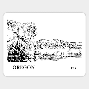 Oregon USA Sticker